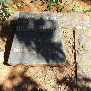 BOTHA Dion D. 1939-1939