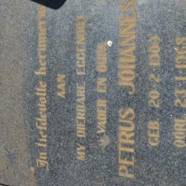 BOTES Petrus Johannes 1909-1968 &amp; Anna Aleta 1910-1990