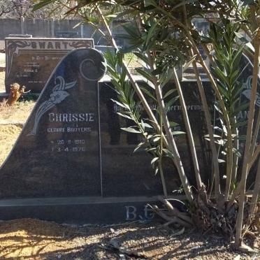 BUYS Jan 1912-1976 &amp; Chrissie BOOYENS 1910-1976