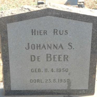 BEER Johanna S., de 1950-1950