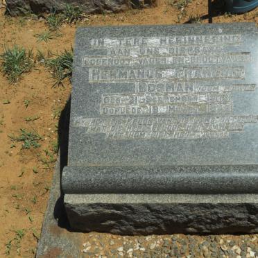 BOSMAN Hermanus Francois 1873-1948