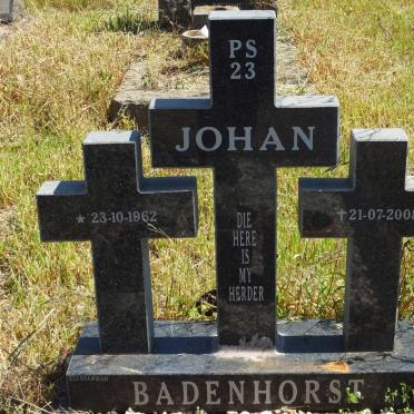 BADENHORST Johan 1962-2008