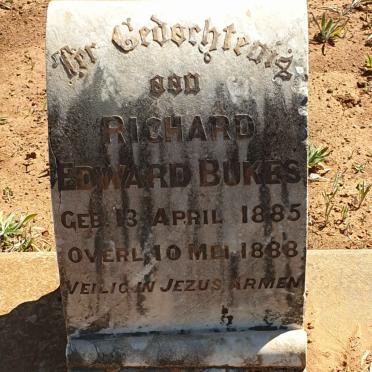 BUKES Richard Edward 1885-1888