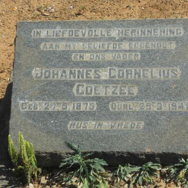 COETZEE Johannes Cornelius 1875-1948