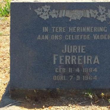 FERREIRA Jurie 1884-1964