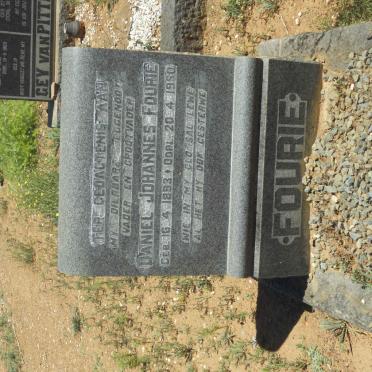 FOURIE Daniel Johannes 1893-1950