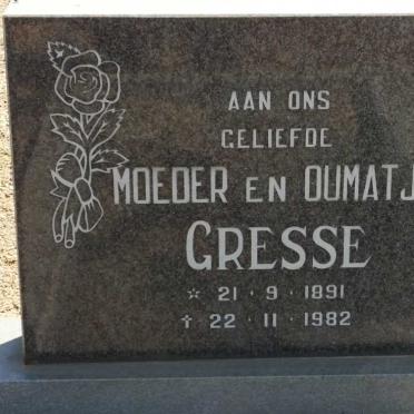 GRESSE 1891-1982
