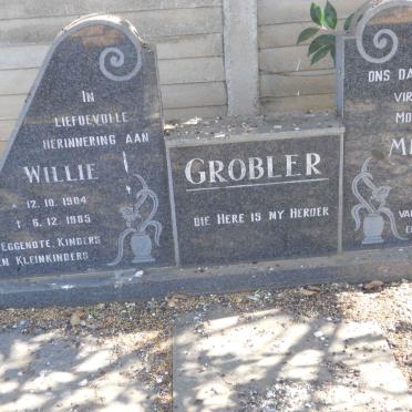 GROBLER Willie 1904-1985 &amp; Miemie 1905-1993