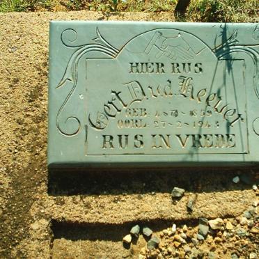 HEEVER Gert D., v.d. 1859-1943