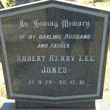 JONES Robert Henry Lee 1929-1981