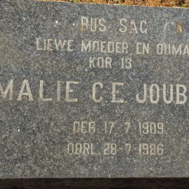 JOUBERT Malie C.E. 1909-1986