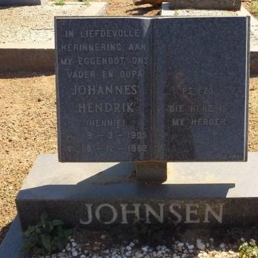 JOHNSEN Johannes Hendrik 1905-1982