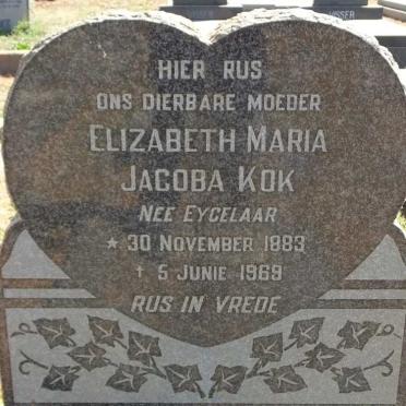 KOK Elizabeth Maria Jacoba nee EYGELAAR 1883-1969
