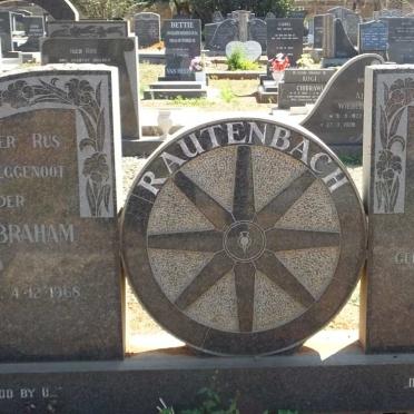 RAUTENBACH Johan Abraham 1909-1968 &amp; Emmarentia F. BOTES 1907-1970