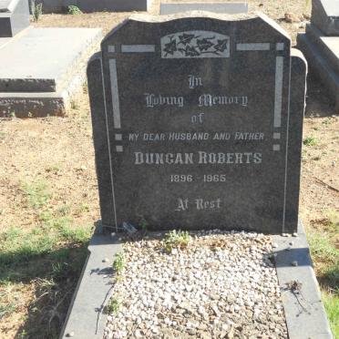 ROBERTS Duncan 1896-1965