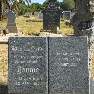 VOS Jannie 1928-1972