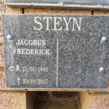 STEYN Jacobus Frederick 1942-2017