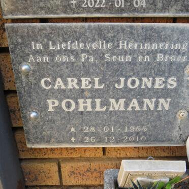 POHLMANN Carel Jones 1966-2010