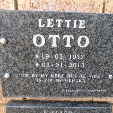 OTTO Lettie 1932-2013