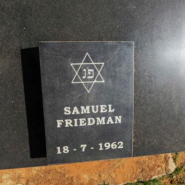 FRIEDMAN Samuel -1962