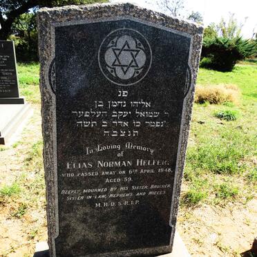 HELFER Elias Norman -1948