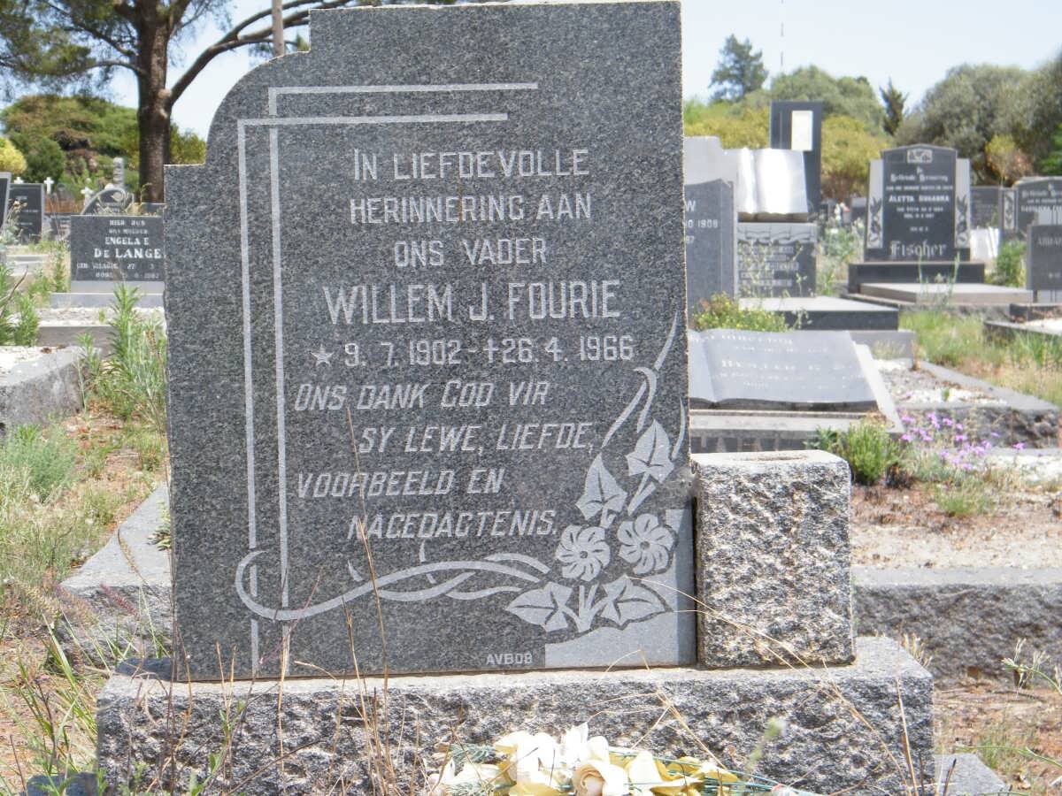 FOURIE Willem J. 1902-1966