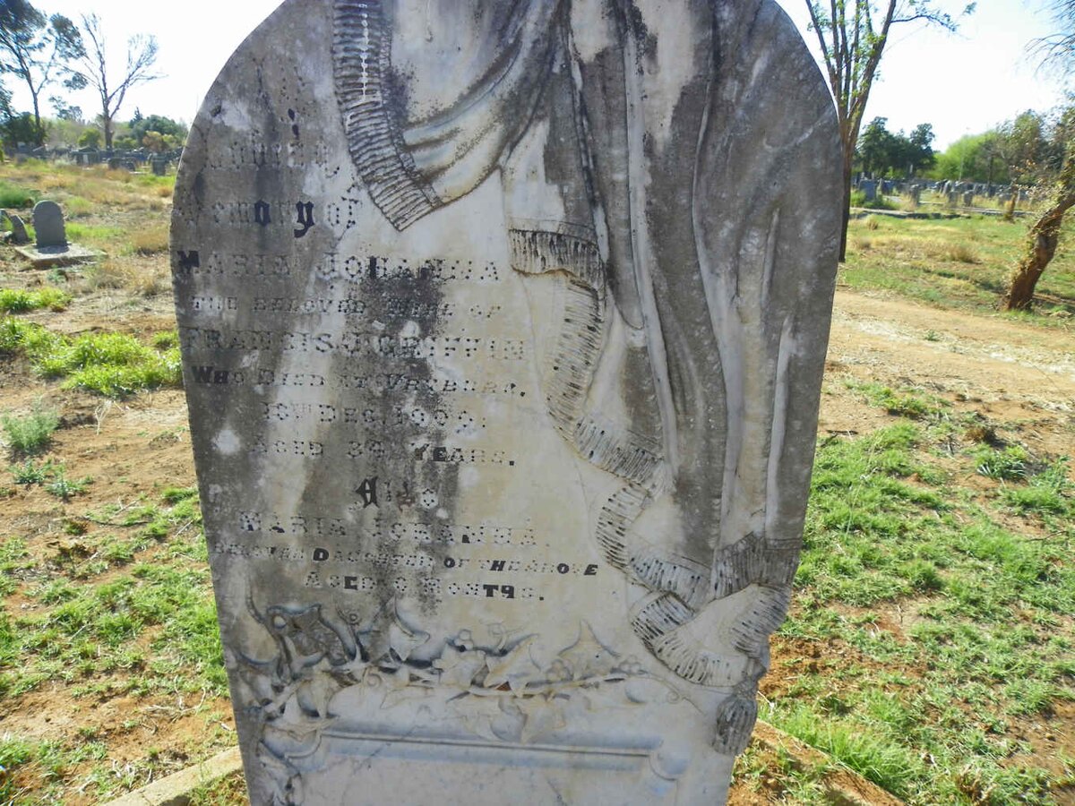 GRIFFIN Maria Johanna -1900 :: GRIFFIN Maria Johanna 1900-1900