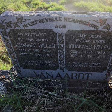 AARDT Johannes Willem, van 1880-1954 :: AARDT Johannes Willem, van 1933-1954