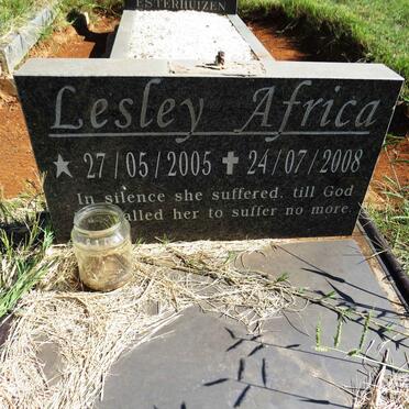 AFRICA Lesley 2005-2008
