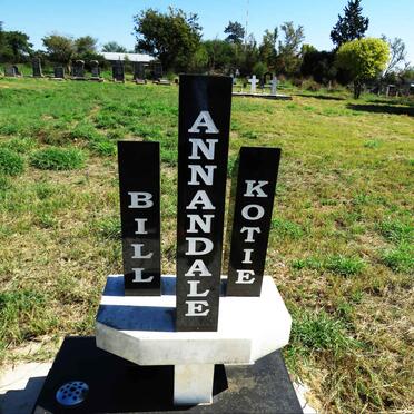 ANNANDALE William Conley 1924-1985 & Jacoba Aletta OLIVIER 1940- 