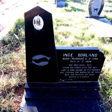 BORLAND Inge nee RUDMAN 1949-1974