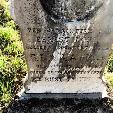 BEER Ernest Louie, de 1906-1907