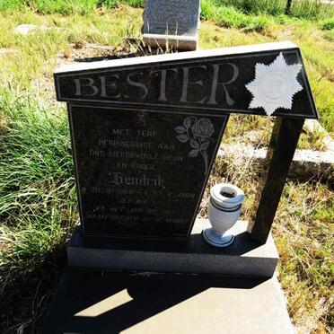 BESTER Hendrik 1968-1988