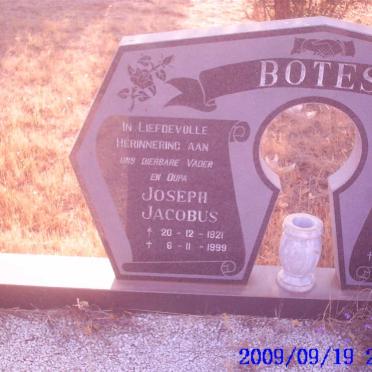 BOTES Joseph Jacobus 1921-1999 &amp; Susanna Miemie STIRK 1927-1992