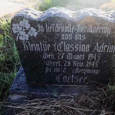 COETSEE Classina Adriana 1945-1945