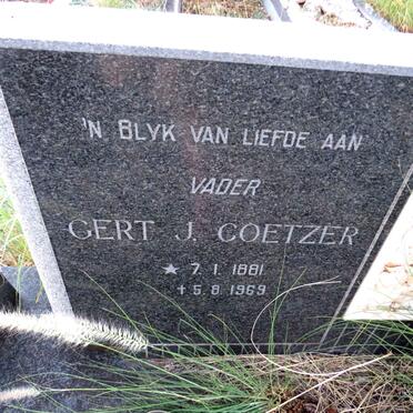COETZER Gert J. 1881-1969 & Elsie M. 1892-1970_1