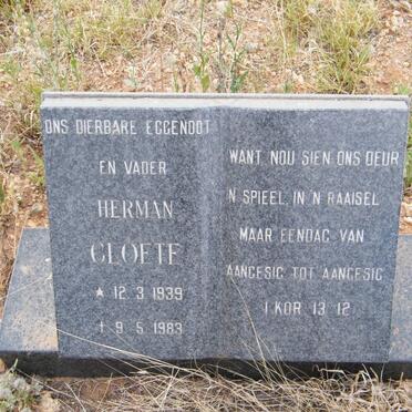 CLOETE Herman 1939-1983