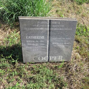 COOPER Catherine 1906-1999