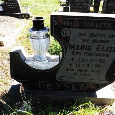 DEYSEL Marie Elize nee PRETORIUS 1966-1990