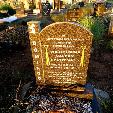DOMINGO Wilhelmina Valery 1953-2014