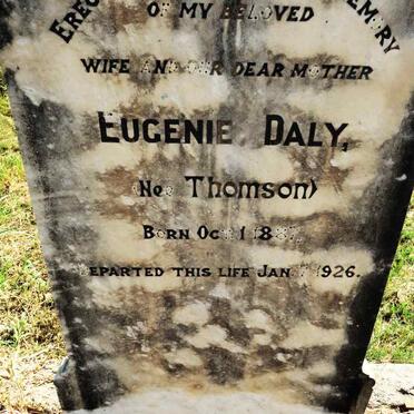 DALY Eugenie nee THOMSON 1887-1926