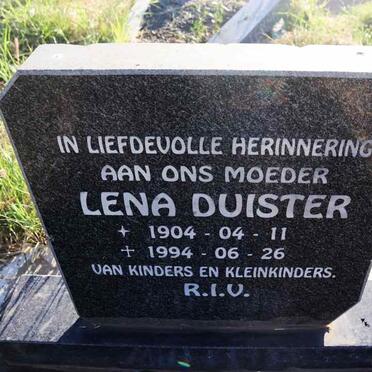 DUISTER Lena 1904-1994