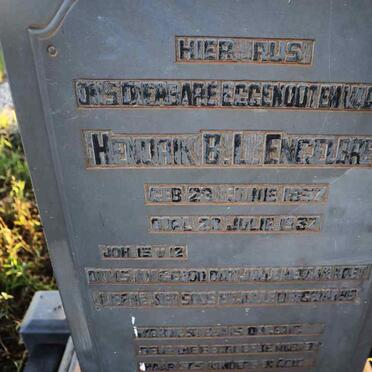 ENGELBREG Hendrik B.L. 1857-1937