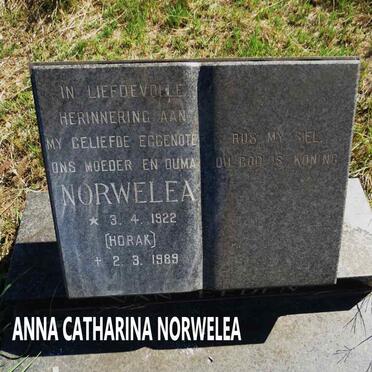 EEDEN Anna Catharina Norwelea, van nee HORAK 1922-1989
