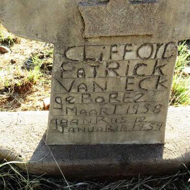ECK Clifford Patrick, van 1958-1959
