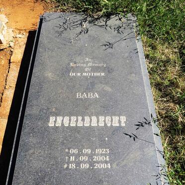 ENGELBRECHT Baba 1923-2004