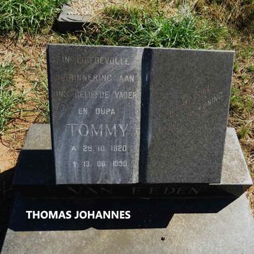 EEDEN Thomas Johannes, van 1920-1990