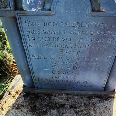 ERASMUS Abel Jacobus 1930-1947