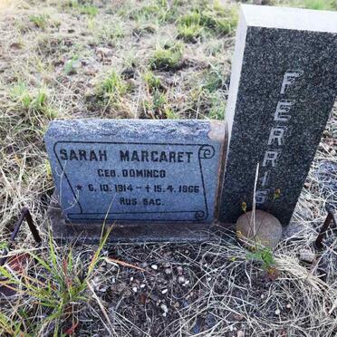 FERRIS Sarah Margaret nee DOMINGO 1914-1966