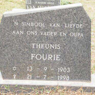 FOURIE Theunis 1903-1998